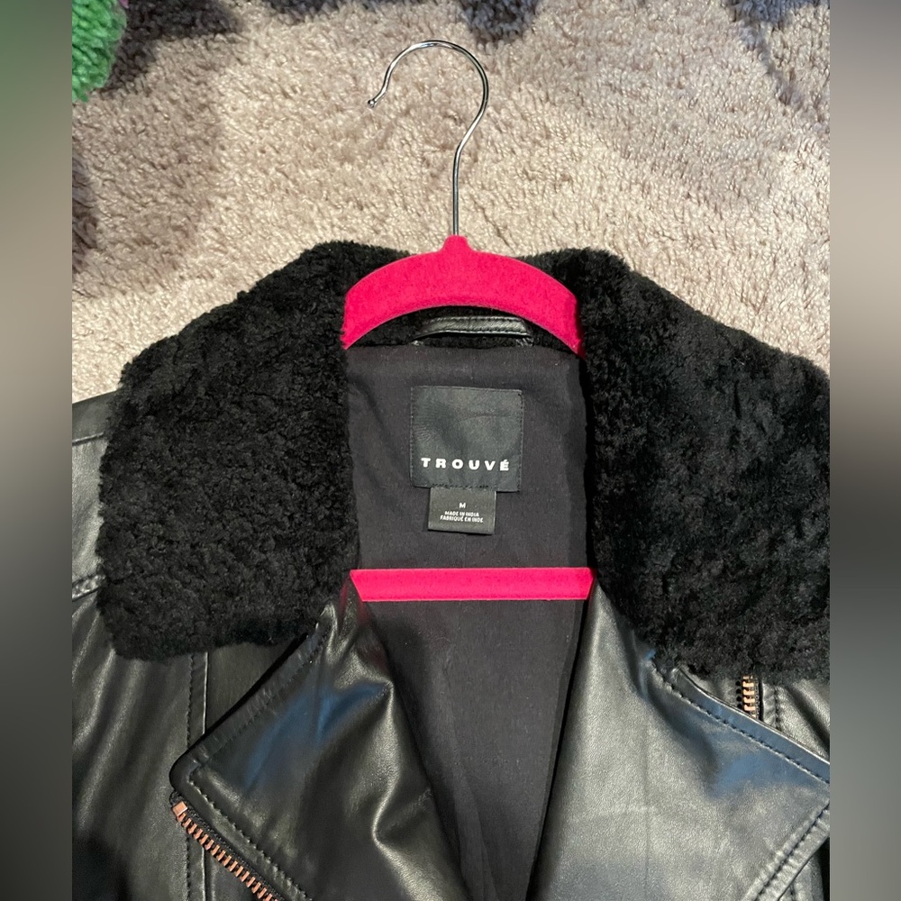 Leather Moto Jacket - Picture 2 of 5